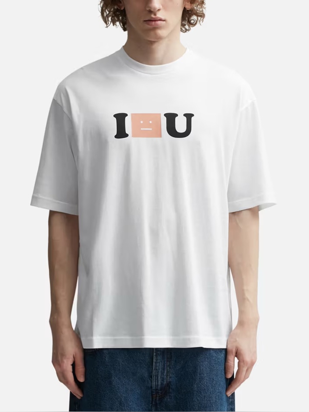Acne Studios face cotton jersey tee tshirt